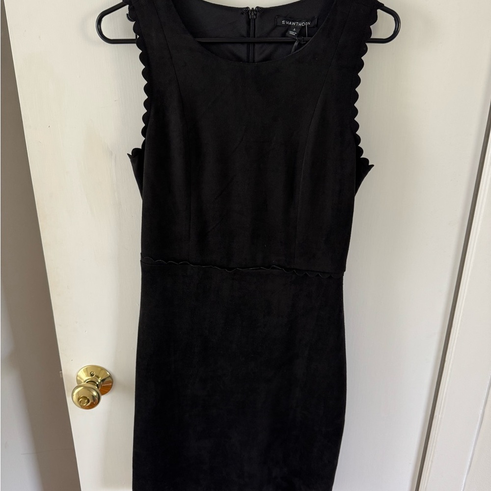 41 Hawthorn Black Tiered Ruffled Mini Dress